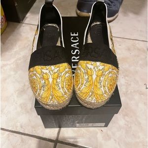Versace slip on shoes worn only once